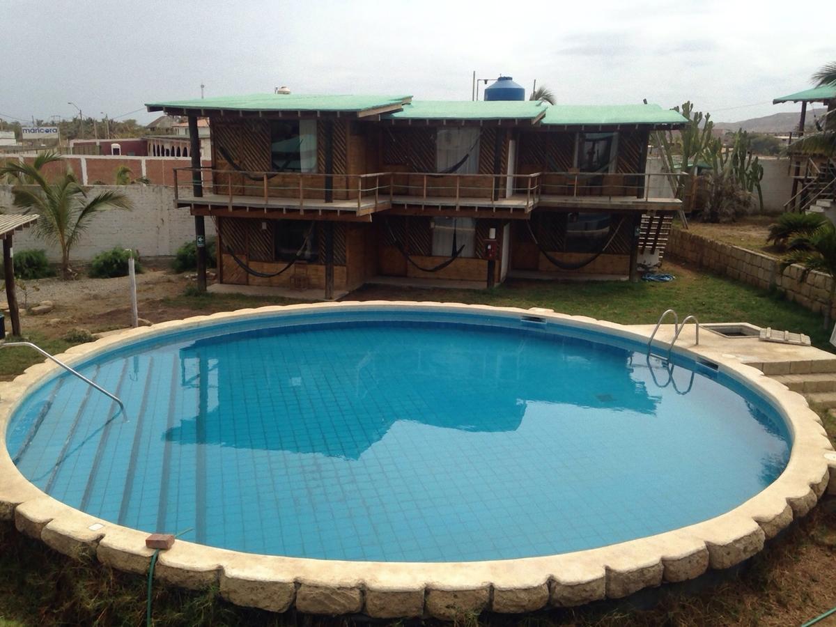 Hospedaje Estrella Fugaz Mancora Bagian luar foto