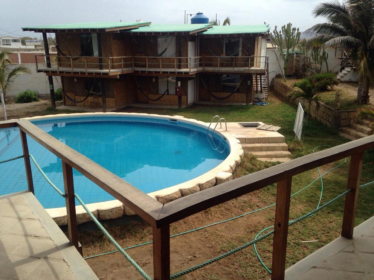 Hospedaje Estrella Fugaz Mancora Bagian luar foto